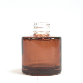 6x Okrągła Butelka 50ml - Amber