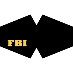 3x Maska na Twarz - FBI