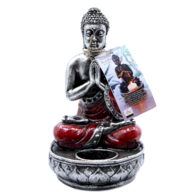 Statuetka Buddy - Świecznik - Czerwony