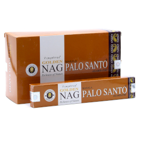 12x Kadzidełka Golden Nag 15 g -  Palo Santo