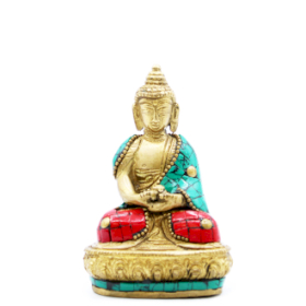 Mosiężne Figurki Buddy - Amitabha - 9.5 cm
