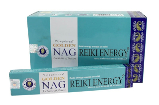 12x Kadzidełka Golden Nag 15 g - Energia Reiki