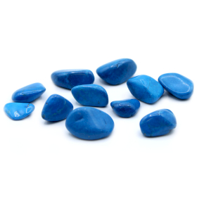 24x Kamień Średni - Howlit Niebieski