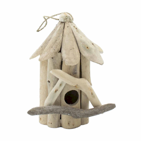 4x Drewniany Domek dla Ptaków - Mały
