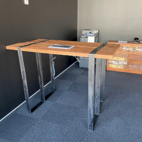 Stół z Metalowymi Nogami 150x40x110 cm