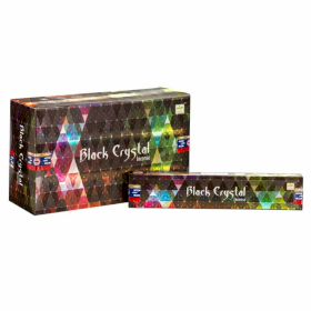 12x  Kadzidełka Satya Black Crystal 15g