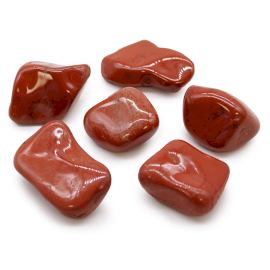 6x Duży Afrykański Kamień Naturalny - Jaspis Czerwony