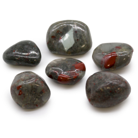 6x Duży Afrykański Kamień Naturalny - Seftonit - Kamień Krwi