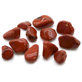 12x Średni Afrykański Kamień Naturalny - Jaspis Czerwony