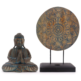 Zestaw Feng Shui z Buddą - Kwiat Mandala