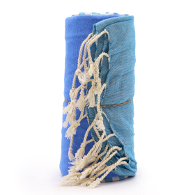 Niebieskie Plażowe Pareo/Ręcznik 100x180 cm