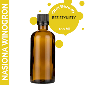 10x Olej Bazowy z Nasion Winogron 100 ml - BEZ ETYKIETY