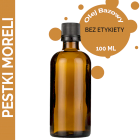 10x Olej Bazowy z Pestek Moreli 100 ml - BEZ ETYKIETY