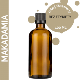 10x Olej Bazowy z Orzechów Makadamia 100 ml - BEZ ETYKIETY