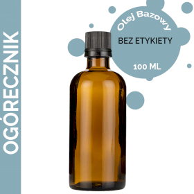 10x Olej Bazowy z Ogórecznika 100 ml - BEZ ETYKIETY