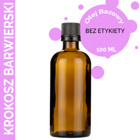 10x Olej Bazowy z Krokosza Barwierskiego 100 ml - BEZ ETYKIETY