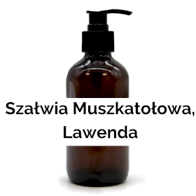 4x Mydło 250 ml - Szałwia Muszkatołowa i Lawenda - BEZ ETYKIETY