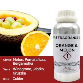 Olejek Zapachowy Czysty 500 ml - Pomarańcza i Melon