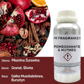 Olejek Zapachowy Czysty 500 ml - Granat i Gałka Muszkatołowa