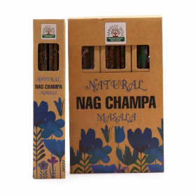 12x Naturalne Botaniczne Kadzidełka Masala - Nag Champa