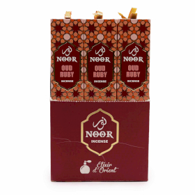 12x Kadzidełka Premium Noor Oud - Ruby