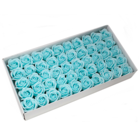 50x Niebieska Róża Mydlana