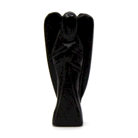 Figurka z Kamieni Anioł - Czarny Agat