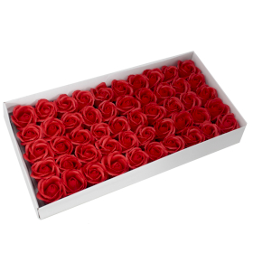 50x Czerwona Róża Mydlana