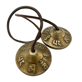 Tybetańskie Dzwonki Tingsha - Szczęśliwe Symbole