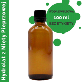 10x Hydrolat z Mięty Pieprzowej 100 ml - BEZ ETYKIETY