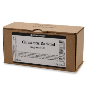 10x Świąteczna Girlanda - Olejek Zapachowy 10 ml - BEZ ETYKIETY