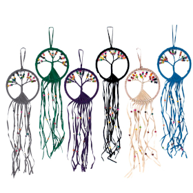 6x Dreamcatcher Drzewo Życia - 12cm (mix)