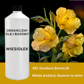 Organiczny Olej Bazowy z Wiesiołka 1 litr