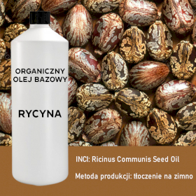 Organiczny Olej Bazowy Rycynowy 1 litr