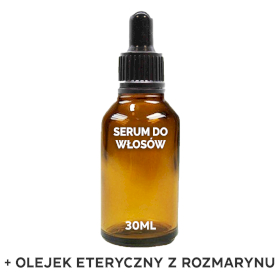 20x Organiczne Serum do Włosów 30 ml - Rozmaryn - BEZ ETYKIETY