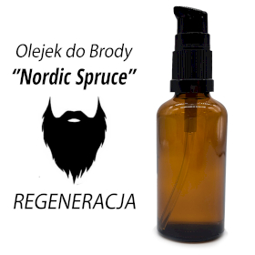 10x Olejek do Brody 50 ml - Nordic Spruce - BEZ ETYKIETY
