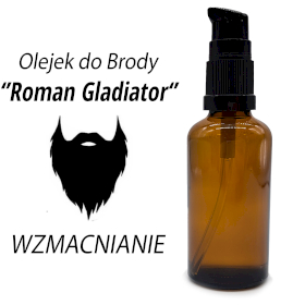 10x Olejek do Brody 50 ml - Roman Gladiator - BEZ ETYKIETY
