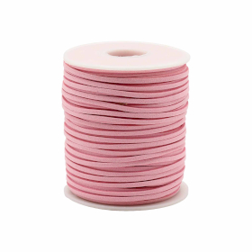 Sznurek do Biżuterii na Rolce - 2.5mm x 45m - Różowy A064