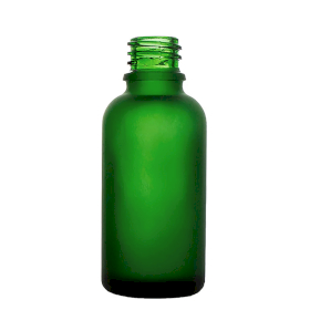 88x 50 ml Butelka z Zielonego Mrożonego Szkła - Bez Zakrętki