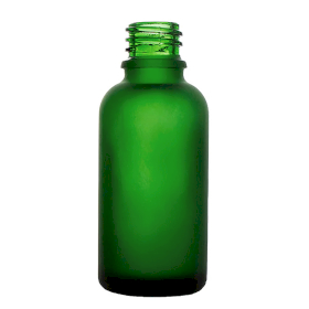 70x 100 ml Butelka z Zielonego Mrożonego Szkła - Bez Zakrętki