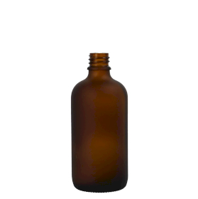 110x 30 ml Butelka z Brązowego Mrożonego Szkła - Bez Zakrętki