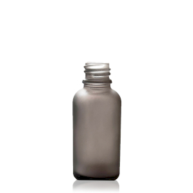 160x 10 ml Butelka z Szarego Mrożonego Szkła - Bez Zakrętki