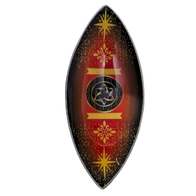 Emaliowana Podstawka pod Kadzidełka - Aluminium - Triquetra