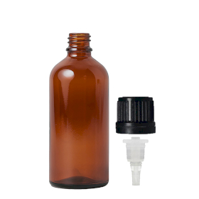 88x 50 ml Butelka Brązowa z Zakrętką z Zakraplaczem