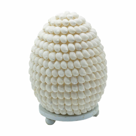 Lampa Boho z Muszli - Owalna - 15 cm