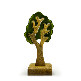 6x Pojedyncze Drewniane Drzewo 3D - 20x10 cm