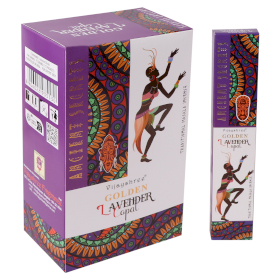 12x Kadzidełka Golden 15 g - Kopal i Lawenda