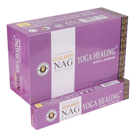12x Kadzidełka Golden Nag 15 g - Uzdrawianie Jogą