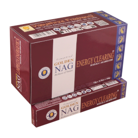 12x Kadzidełka Golden Nag 15 g - Oczyszczanie Energii