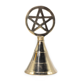 4x Dzwonek Mosiężny Ołtarzowy - Pentagram